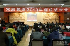 常宏裝飾2013年度總結大會圓滿召開